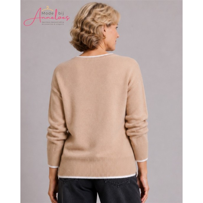 Micha Pullover 183105 hartjes Camel ecru Micha Pullover 183105 hartjes Camel ecru